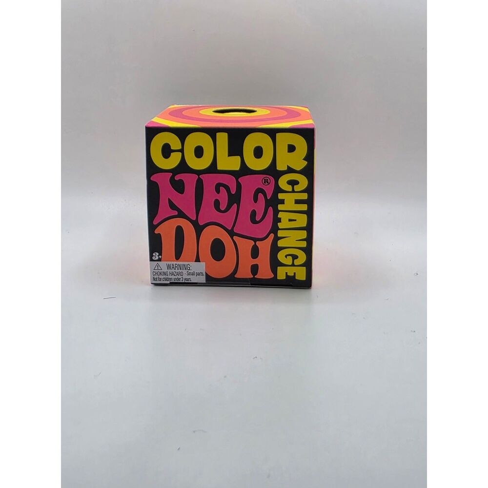 Color Change NeeDoh Stress Ball / Fidget Toy (Yellow)